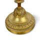 Louis XVI period candlestick in chiseled gilt bronze