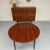 Table de repas a rallonge en teck design scandinave  Niels Otto Moller