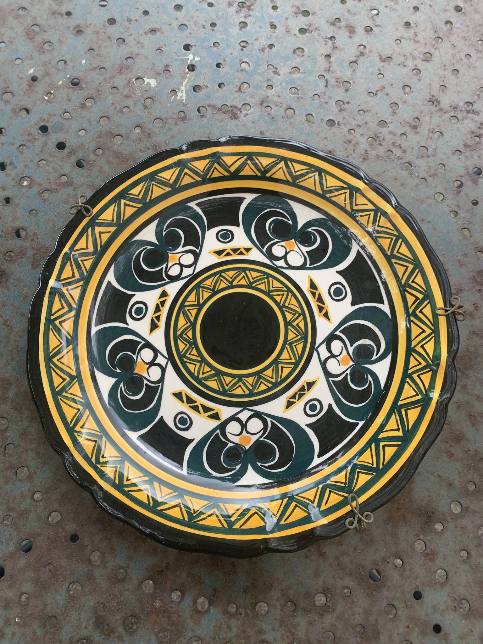 Plate in ceramic of St Jean de Bretagne