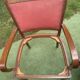 Pair of vintage bridge armchairs with vintage armrests