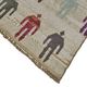 Tapis boho recyclé turc fait main 200 cm x 295 cm