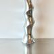 Xxl “twisted” vase / cast aluminum – 1980s