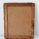 Vintage wicker mirror