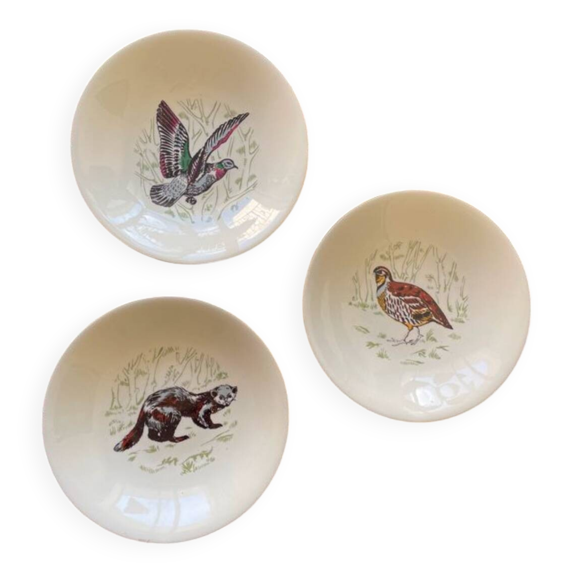 Set of Animal Plates from Marly de Gien