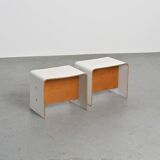 Pierre Guariche, pair of bedside tables for La Plagne, circa 1968