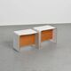 Pierre Guariche, pair of bedside tables for La Plagne, circa 1968