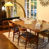 Set of 4 vintage Scandinavian chairs in oak year 60 Ref. Marcel.