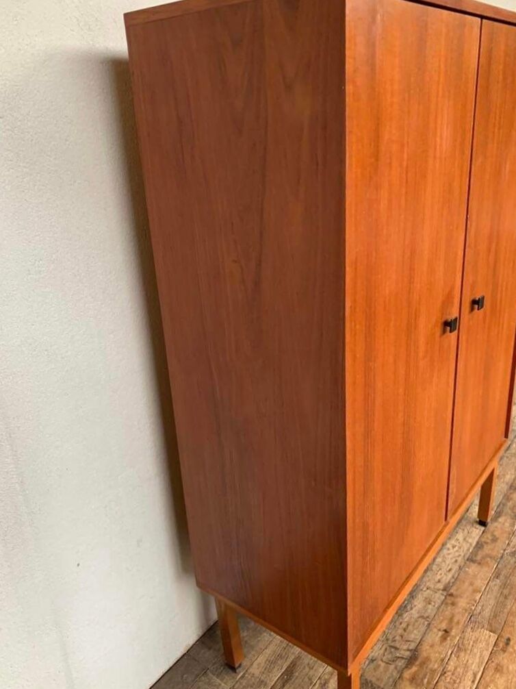 Vintage Scandinavian Teak Wardrobe with 2 doors