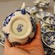 Service in faience of Gien Coat of arms crown and lions XIXth