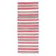 Vintage Turkish Hand-Knotted Wool Cotton Pink Kilim Runner Rug 72x172