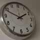 Horloge murale JAZ ronde acier 1960