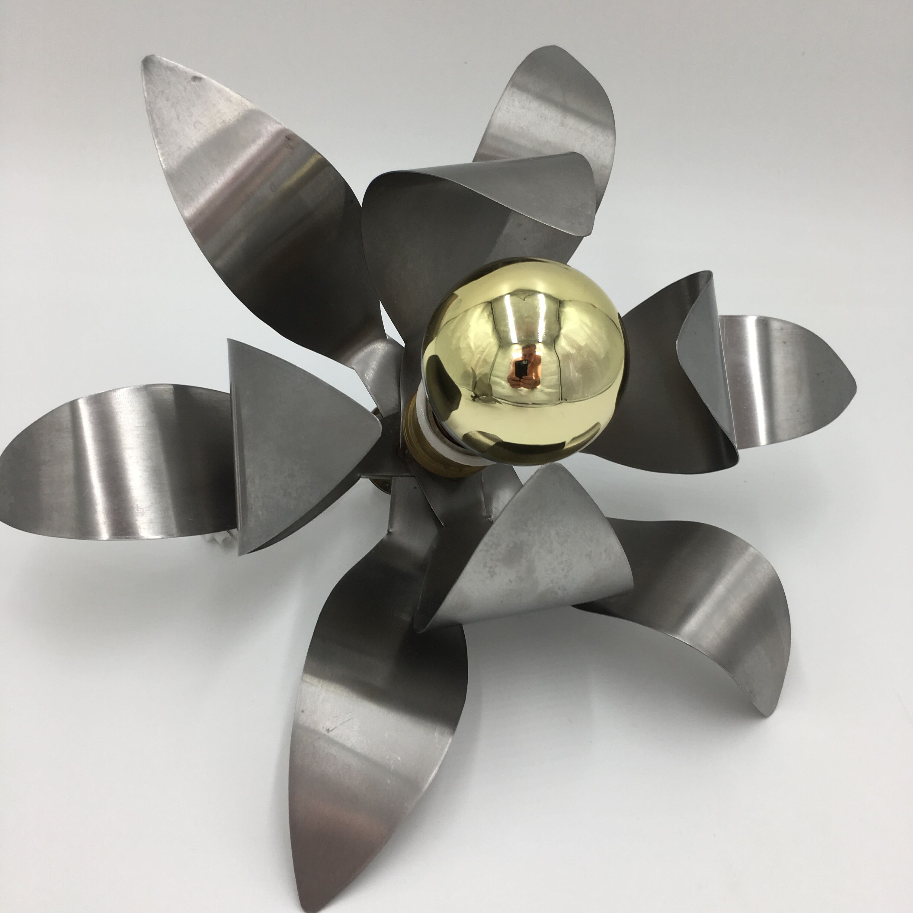 Flower-shaped applique duo