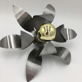 Duo d'appliques en forme de fleur