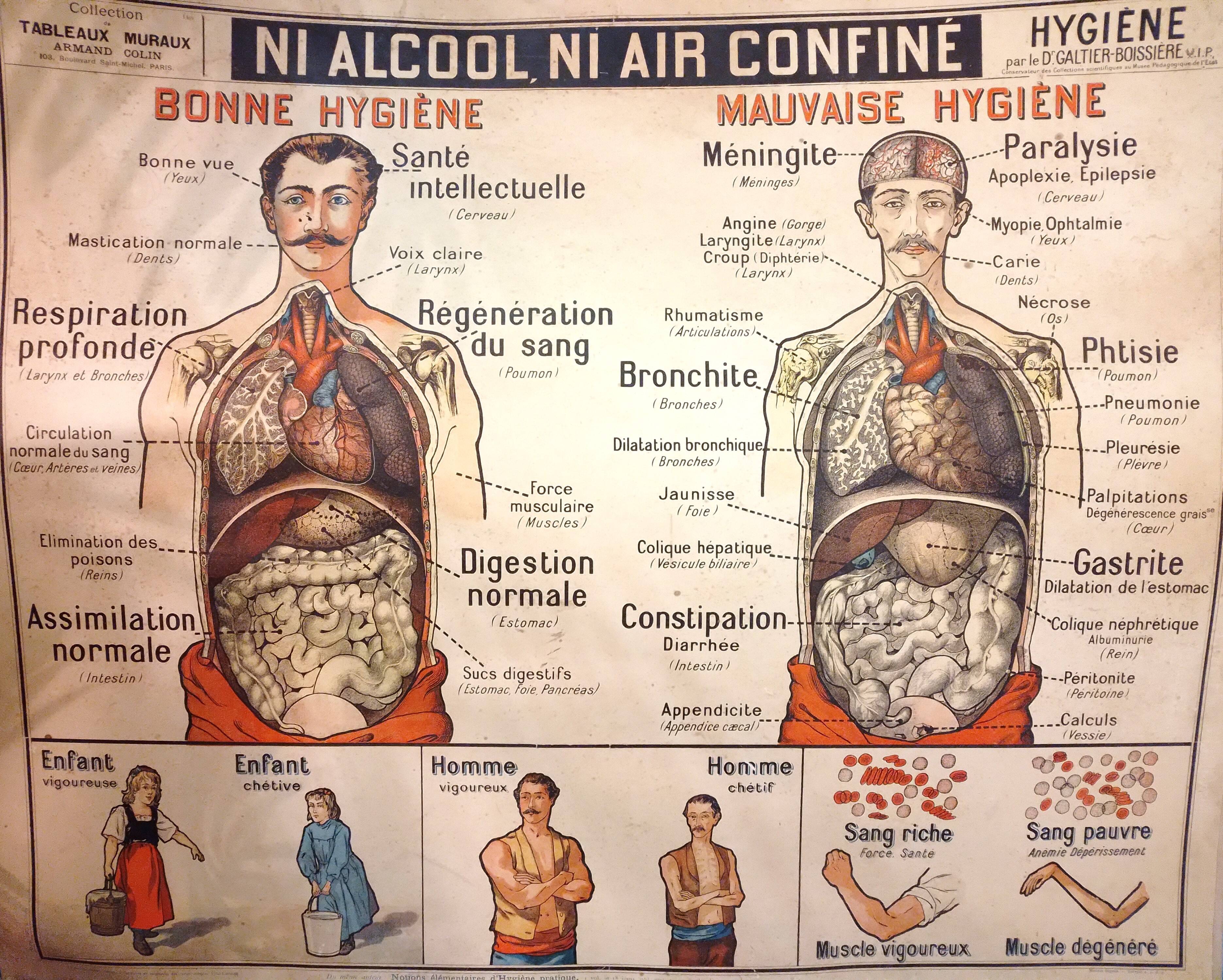 Affiche Hygiène 1900s Selency