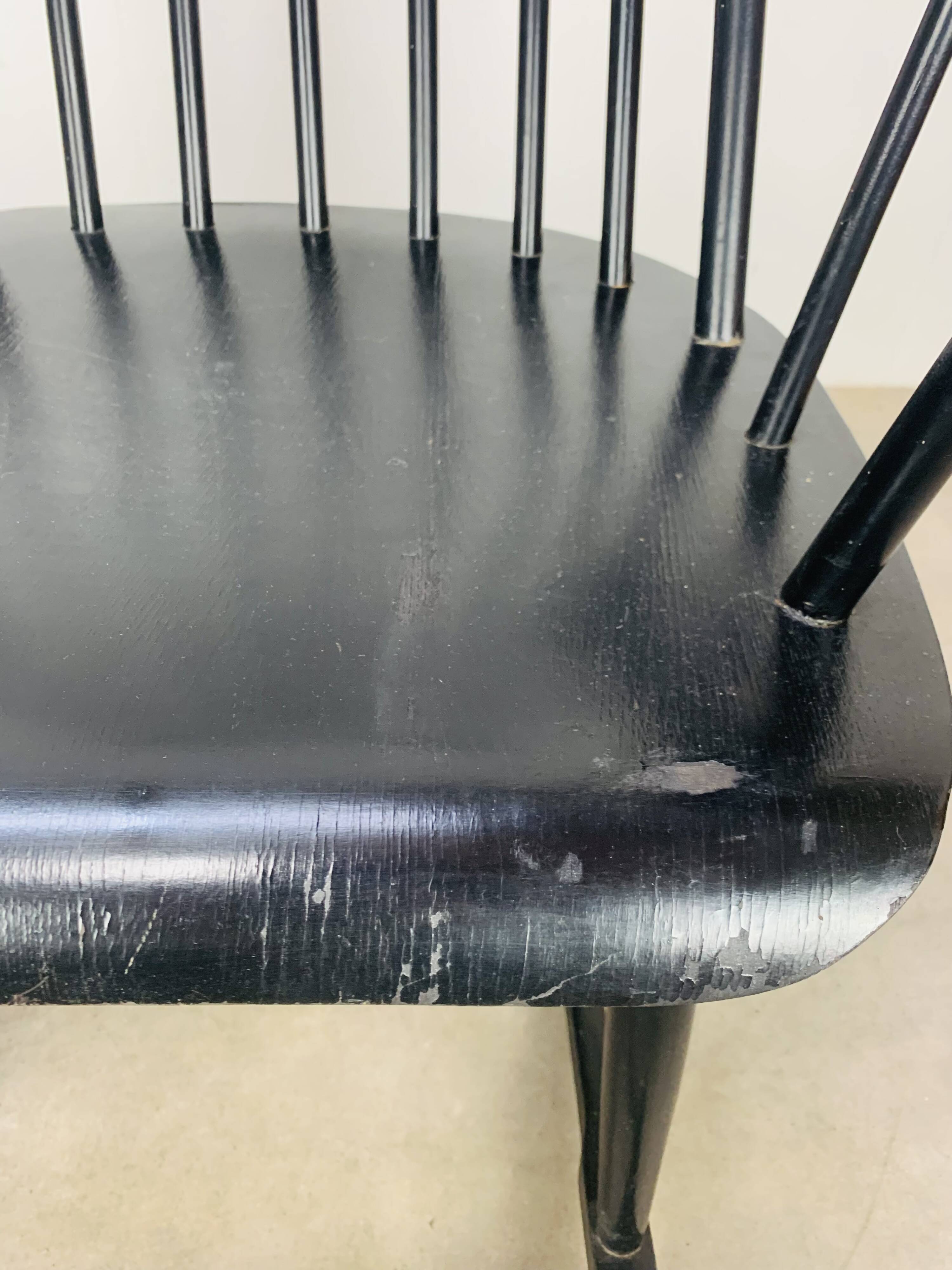 Scandinavian rocking chair in Tapiovaara style, 1960s