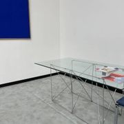 Dining table with folding base by Max Sauze Studio, France, 1970s