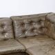 Vintage modular patchwork leather sofa, 1970s