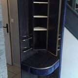 Vintage corner hairdresser from the 70s.