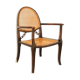 Viennese chair from the 1930s in wicker