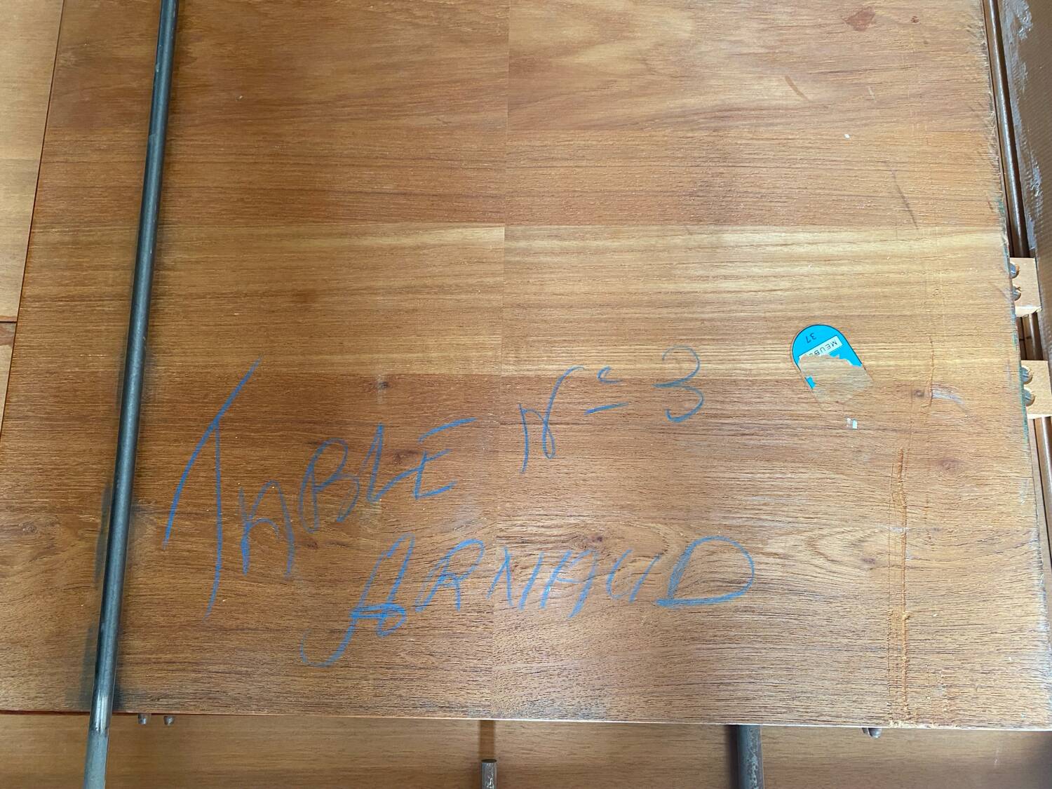 Vintage rosewood round table