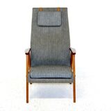 Scandinavian beech armchair, Sweden, 1950