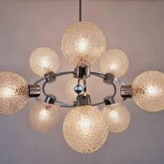 Large Midcentury Galaxy Sputnik Chandelier, Germany, 1970s