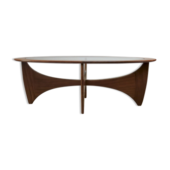 G Plan astro oval coffee table  60s