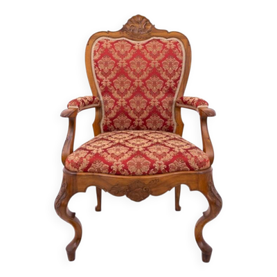 Fauteuil ancien, France, vers 1880. Après restauration.