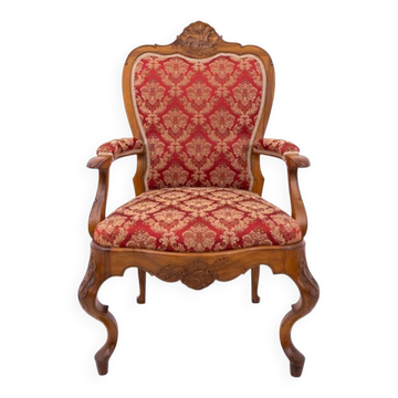 Fauteuil ancien, France, vers 1880. Après restauration.