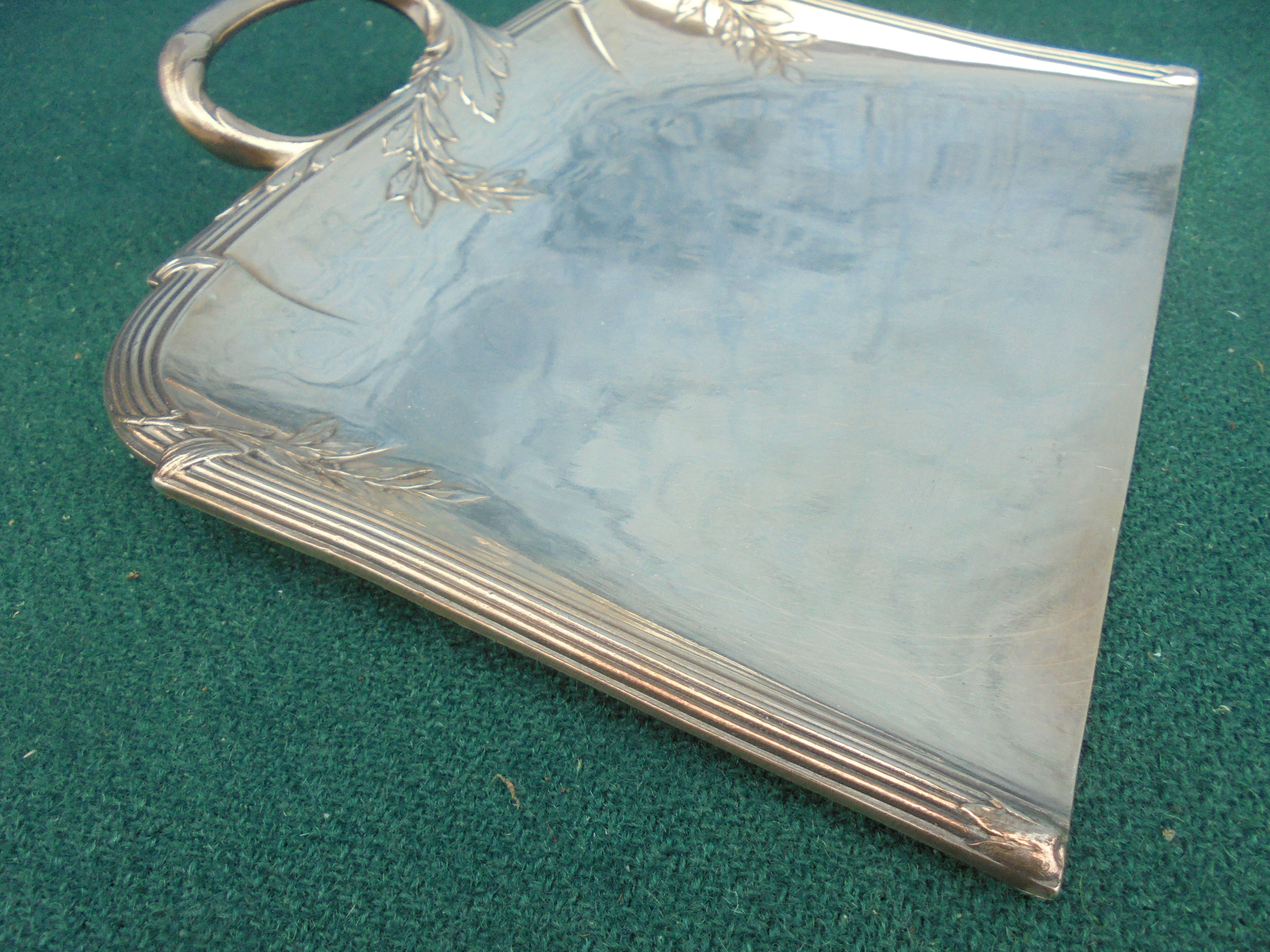 Gallia Christofle crumb tray and shovel
