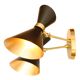 Peggy Twin double sconces, black