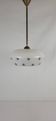 Opaline glass pendant light