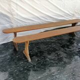 Pair of farmhouse benches