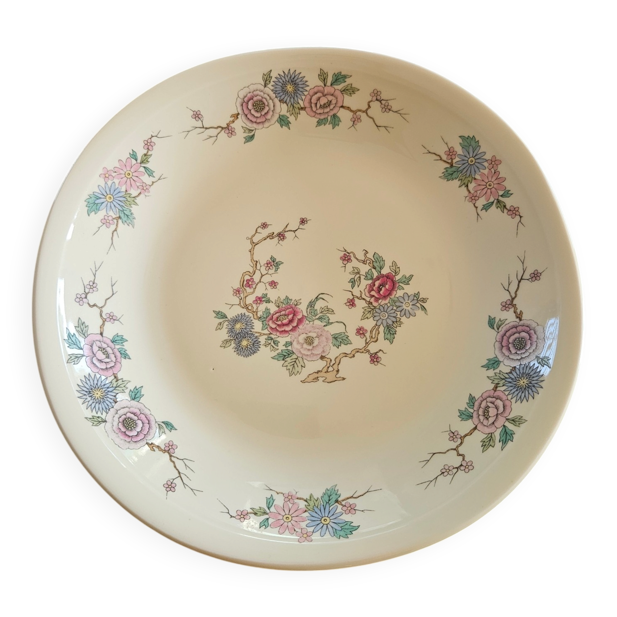 1 assiette creuse en porcelaine Pillivuyt – Modèle Orient – F