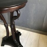 Mahogany Swan Side Table