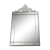 19th Century Venetian Glass Mirror 61x105cm