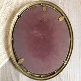 Vintage brass mirror