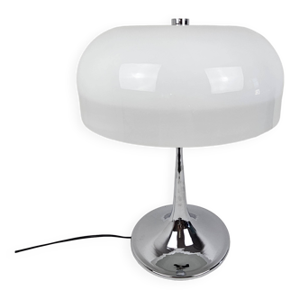 Mushroom Table Lamp in Chrome, Italy 1970's