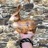 Ceramic rabbit, Caugant earthenware terrine