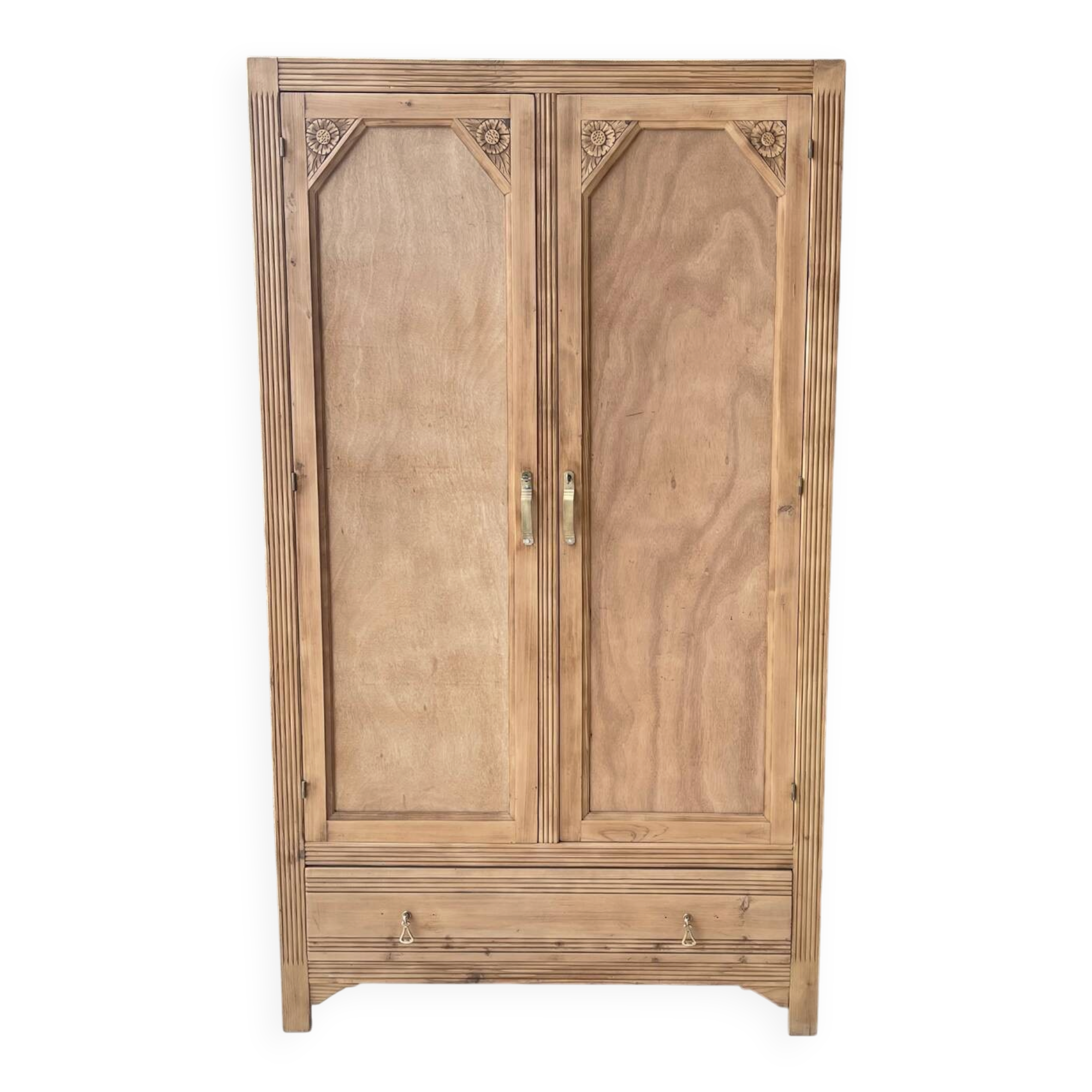 Art Deco wooden wardrobe