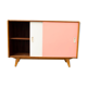 Buffet two-tone sliding doors
