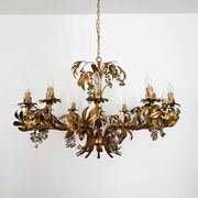 Stunningly Large Italian Hollywood Regency Chandelier by Hans Kögl