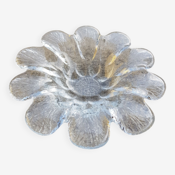 Bougeoir en cristal de pétale de fleur Holmegaard par Sidse Werner Danemark