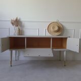 Beige row