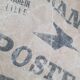 Sac postal coton ancien