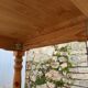 Large farmhouse dining room table 250cm in solid pine turned legs 1990