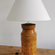 Lampe en céramique Scheurich circa années 50