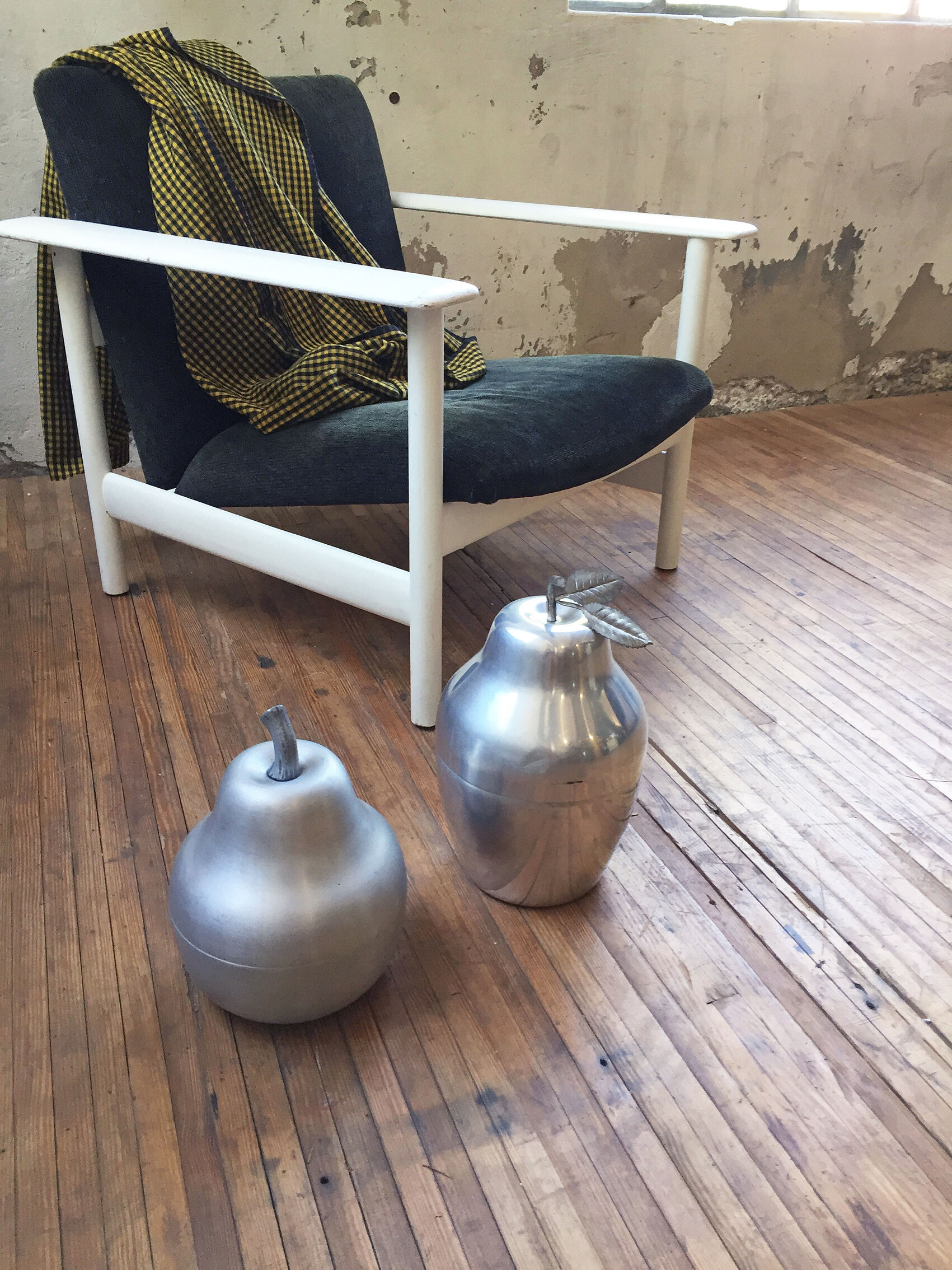 Sceau à glaçon « poire » inox