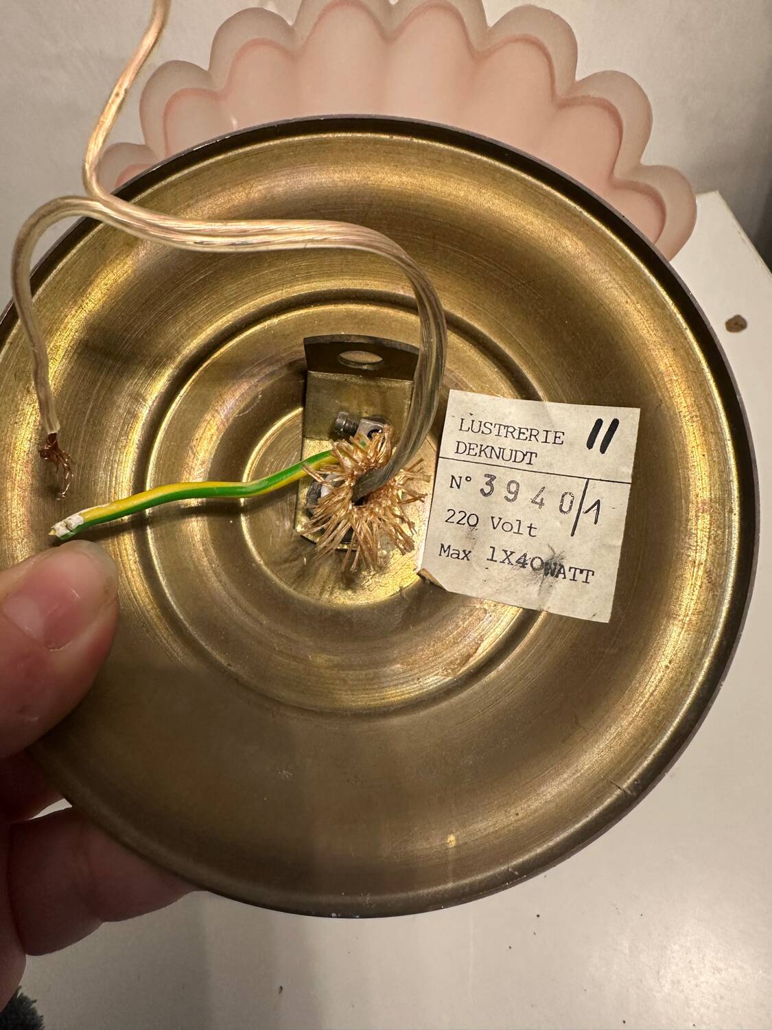 Vintage Art Deco wall light