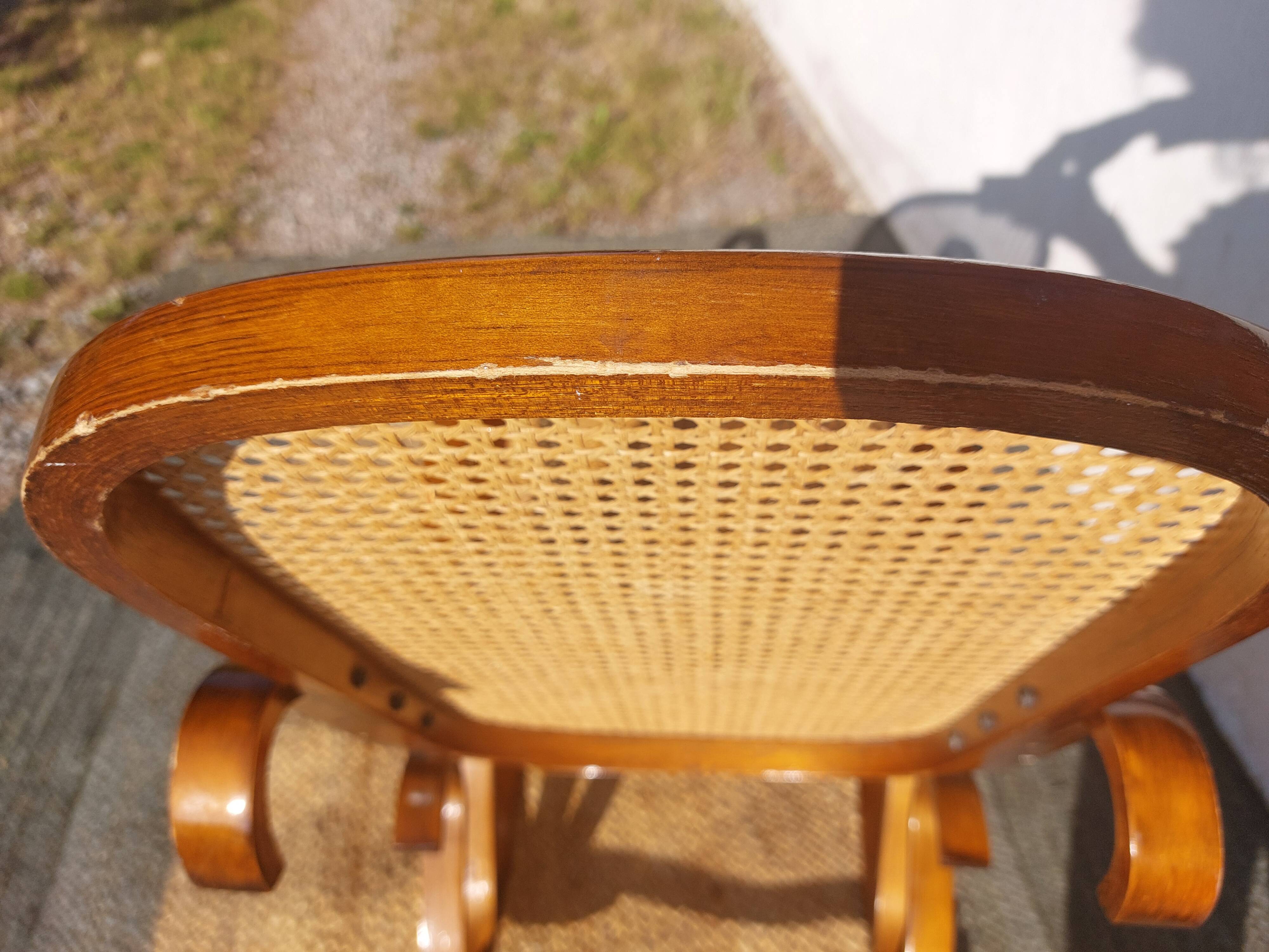 Rocking chair, rocking chair, cane